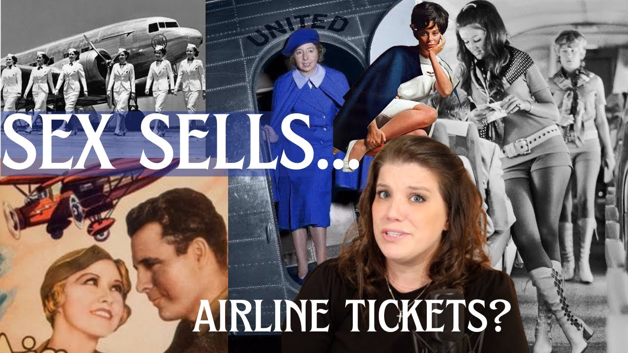 HOW FLIGHT ATTENDANTS became SEX Symbols | 100 years of Airline Fashion