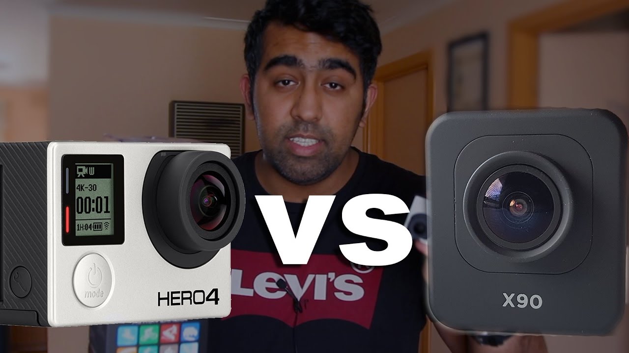 Kaser Bass x90 Unboxing and Comprison GoPro Hero 4 Footage