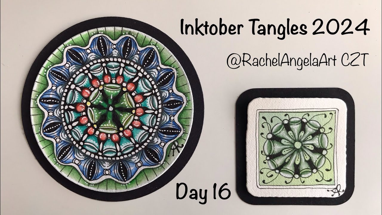 Day 16 - Inktober Tangles 2024 - Sorry by Heidi Kay CZT