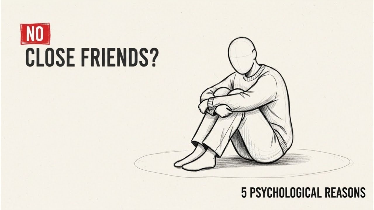 5 Psychological Reasons You Have Few or No Close Friends