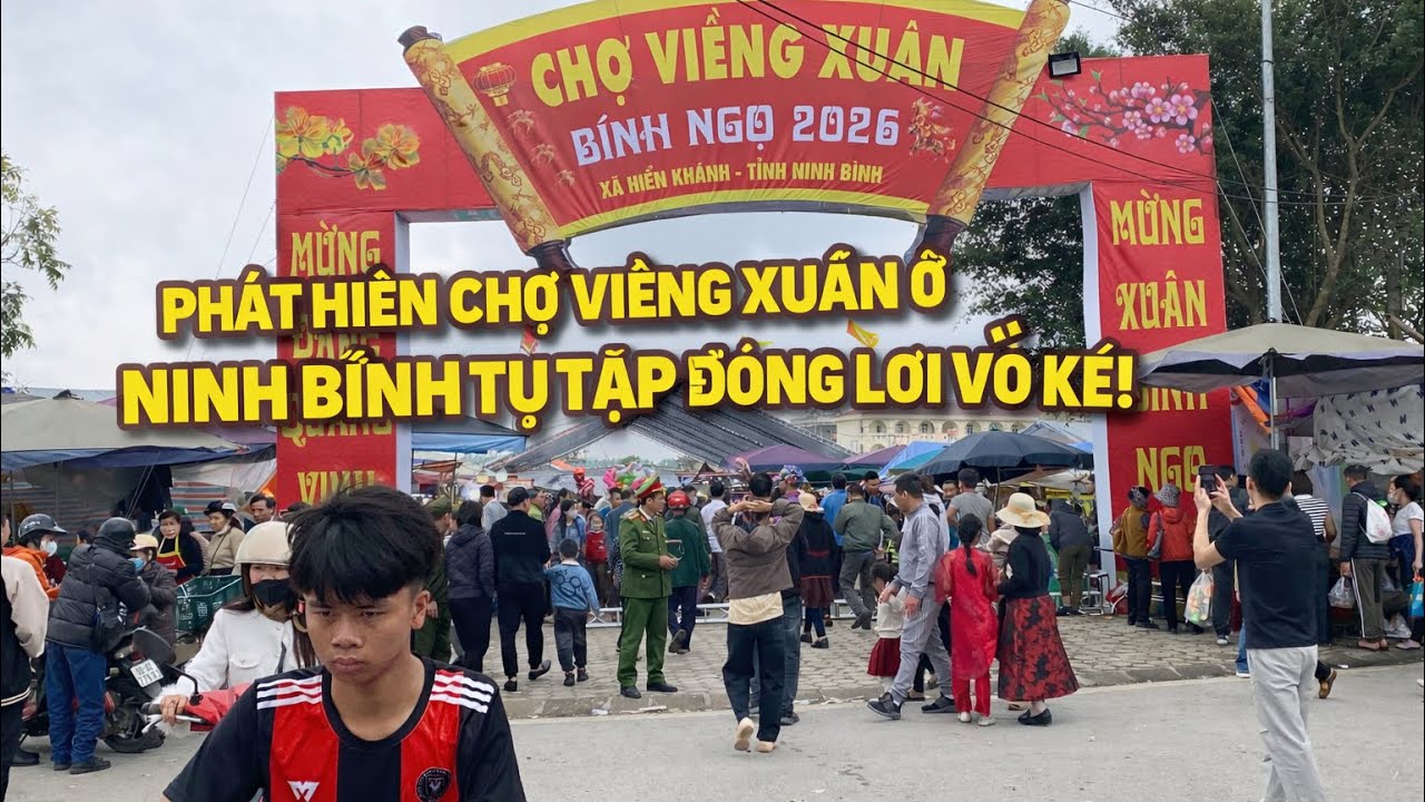 Chợ viềng xuân -vụ Bản một năm một lần-Đông nghẹt người