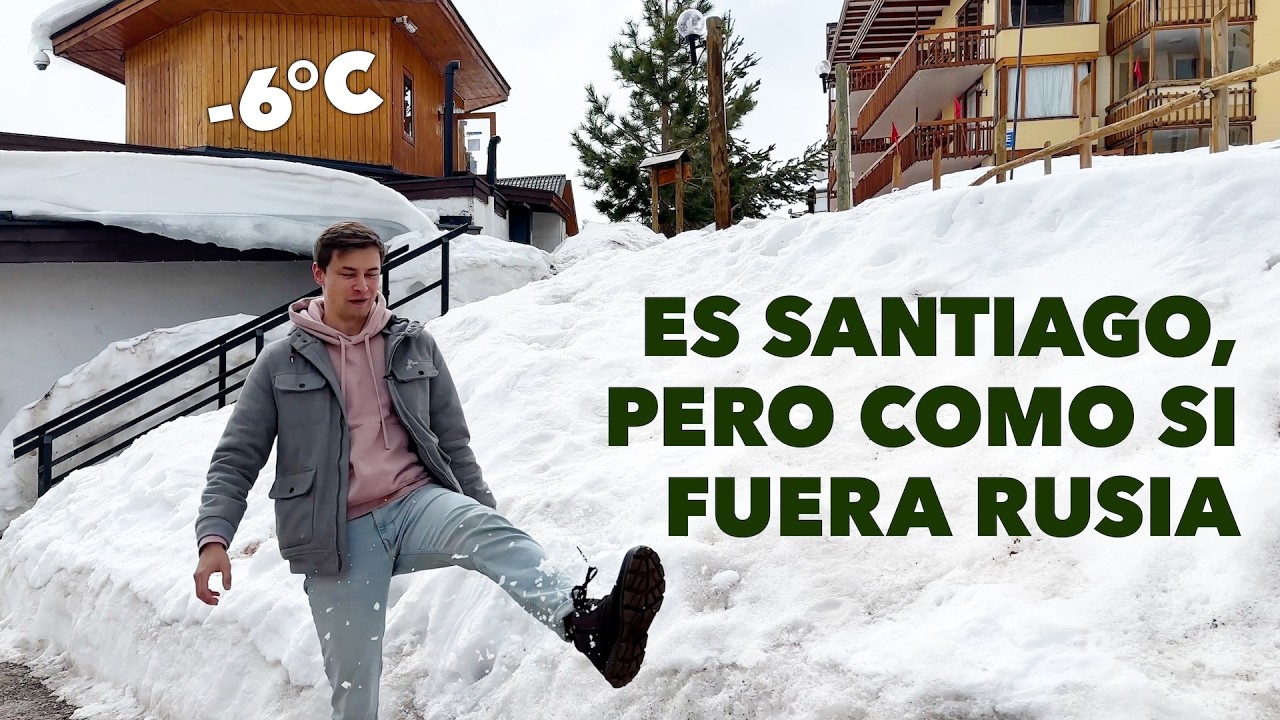 ¿Cómo se vive en Farellones, el sector más frío de Santiago?