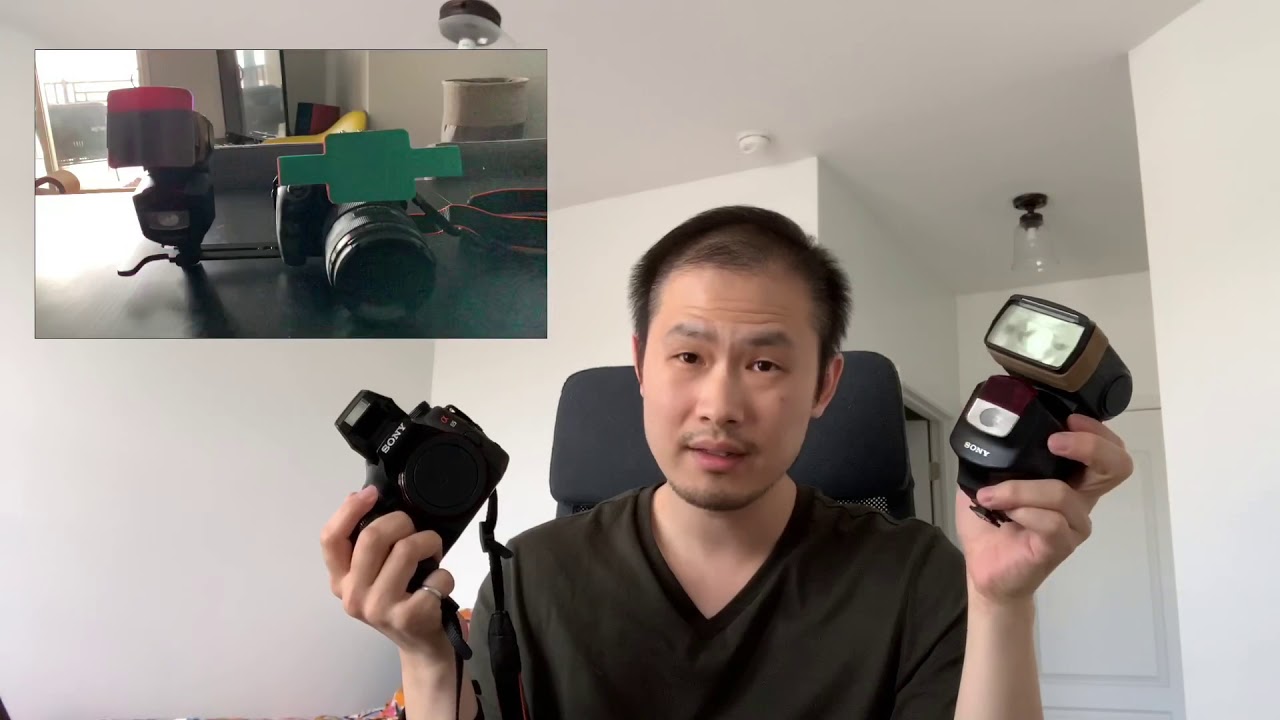 Optical trigger of Sony flash in slow mo!