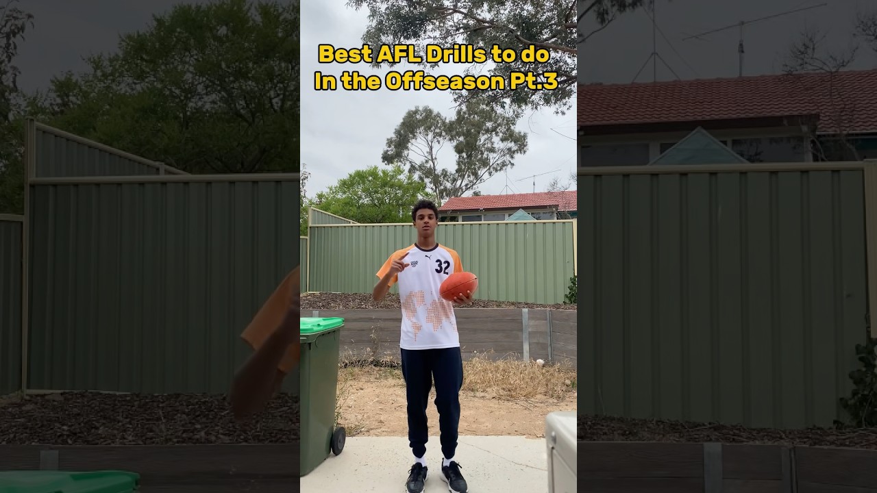 Best AFL Drills to Get Better in the Offseason Pt.3 #footy #australianfootball #afl