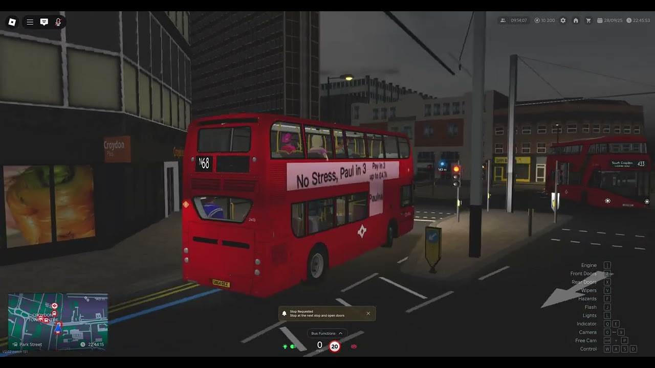 Croydon Redefined N68 Thornton Heath, High Street➡️South Croydon, Bus Garage