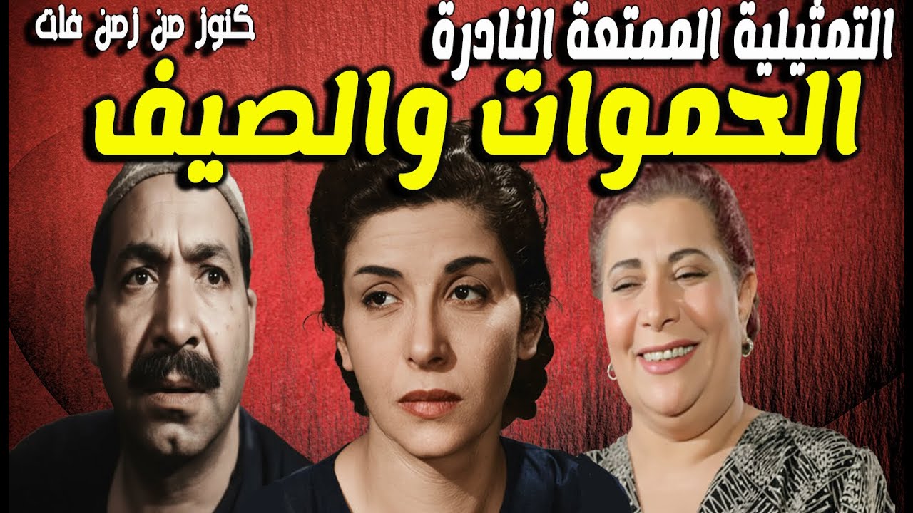 التمثيلية الفكاهية الحموات والصيف |  سناء جميل - رفيعة الشال - احمد الجزيرى - محمد الدفراوى