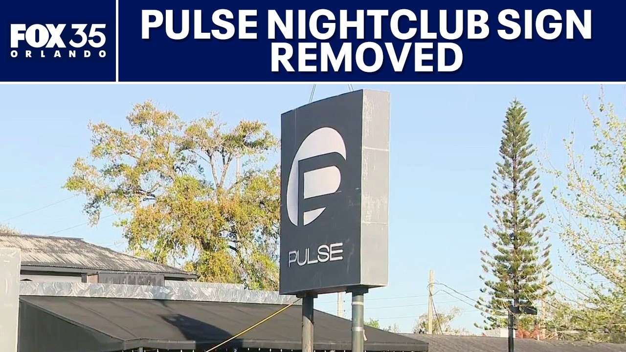 Вывеску ночного клуба Pulse сняли перед сносом.