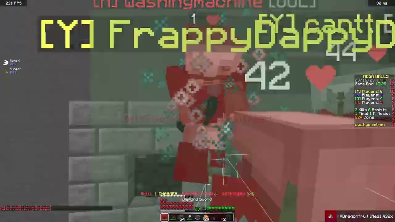 My Day of Hypixel Mega Walls #69. Nice.