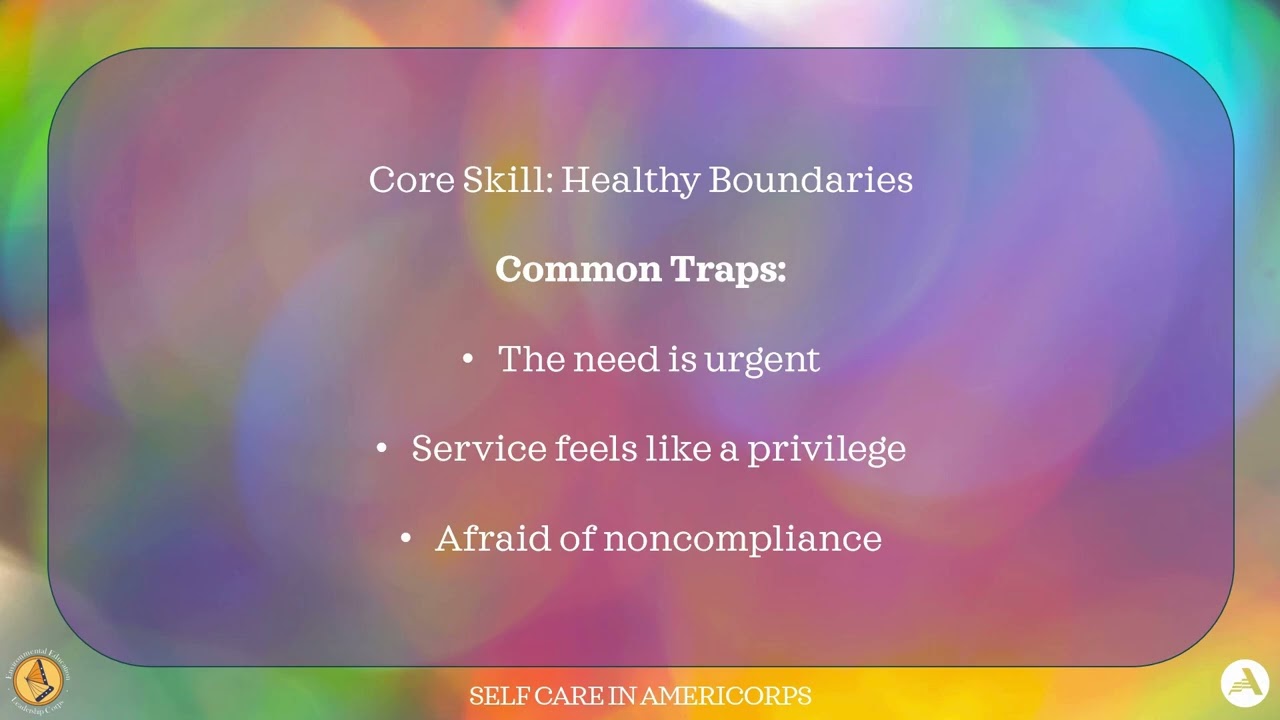 Self-Care in AmeriCorps
