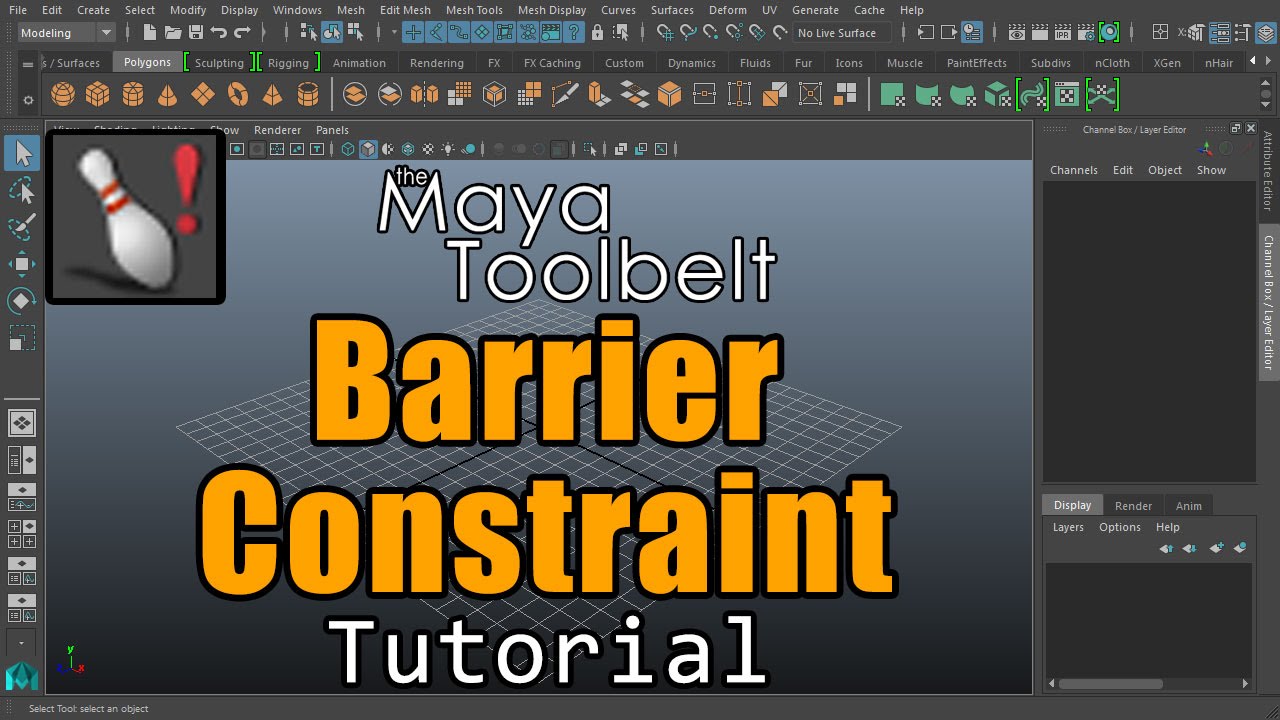 The Maya Toolbelt - Barrier Constraint