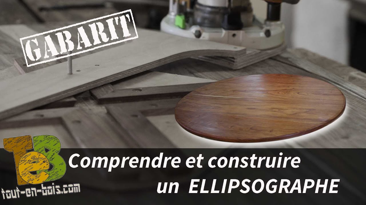 Comment d&eacute;couper une ellipse &agrave; la d&eacute;fonceuse... avec un ellipsographe