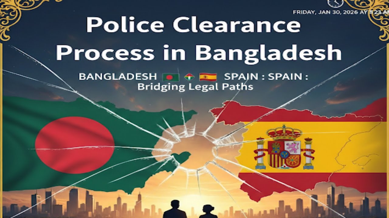 Police Clearance Certificate for Bangladeshi immigrants in Spain || Spain Bangla Times || TR Card