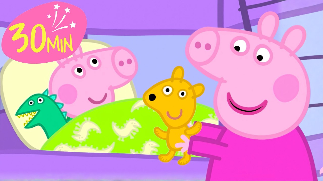 Świnka Peppa 🐷 Piżama Party i Nocowanka! 🌙 | Wesoła Kompilacja 🍿 Super Toons TV Bajki Po Polsku