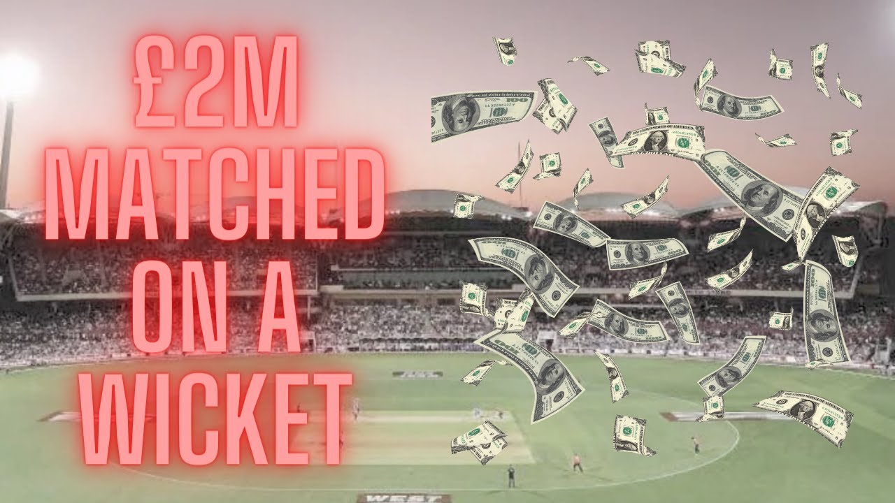 Cricket Trading on Betfair - &pound;2m matched on a wicket!