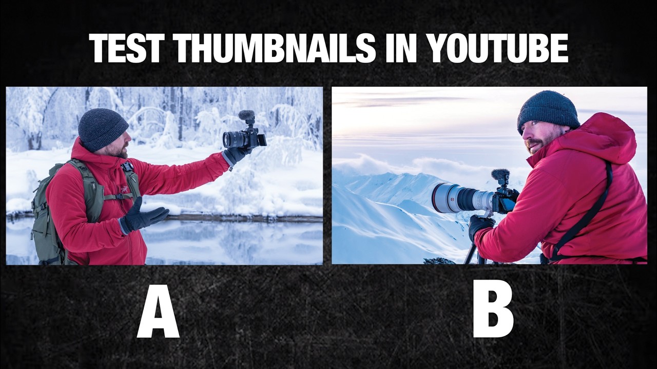 A/B Test Thumbnails - NEW YouTube Feature (Test & Compare)