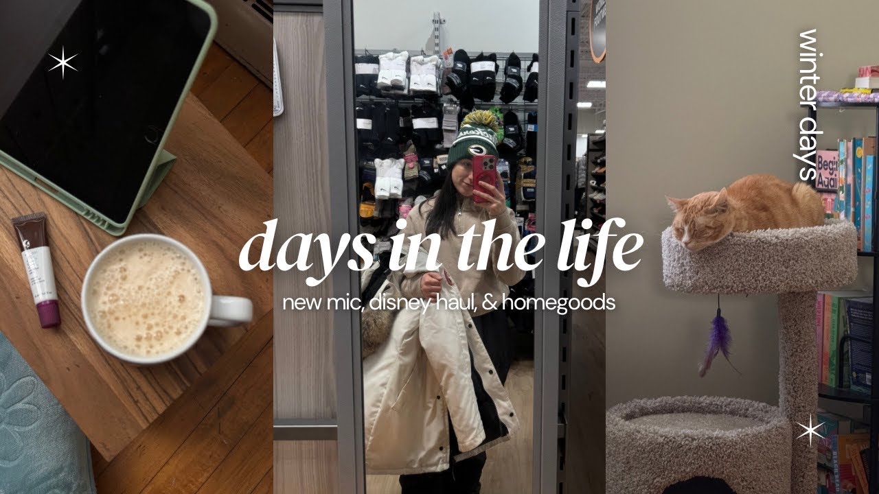 ☃️ days in the life vlog: disney haul, homegoods, & more! ✨ 