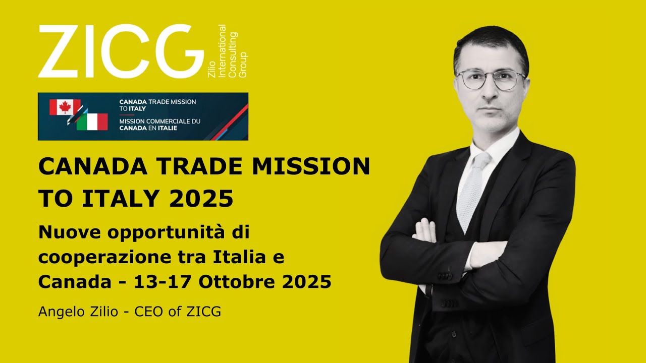 Canada Trade Mission to Italy 2025: Nuove opportunità di cooperazione tra Italia e Canada