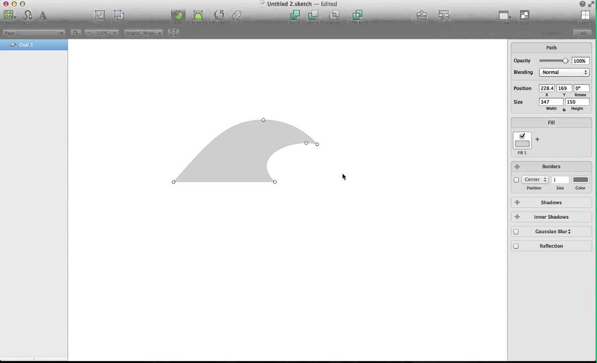Sketch by Bohemian Coding Tutorial - Vector Surf Logo