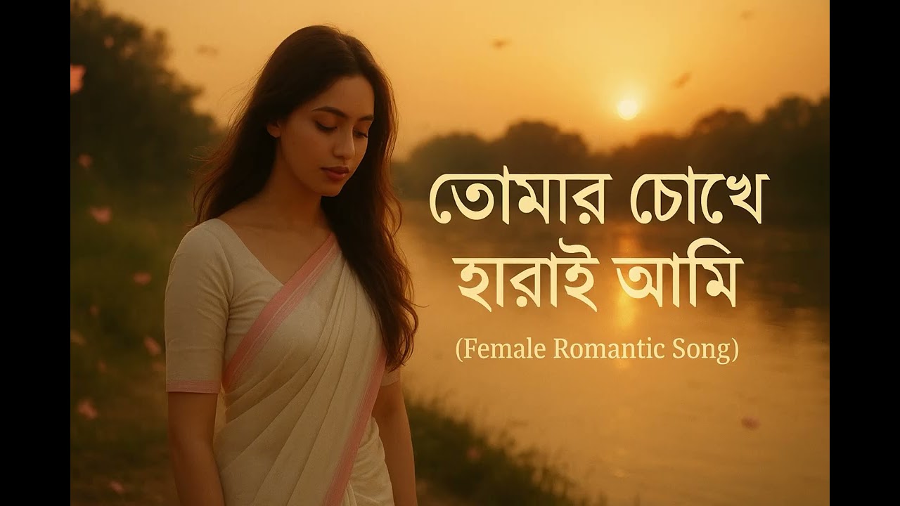 তোমার চোখে হারাই আমি - Bengali romantic song/ Gaaner Khata 
