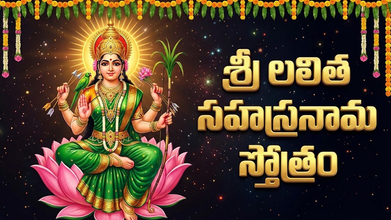 శ్రీ లలితా సహస్రనామ స్తోత్రం వింటే కోరిన కోరికలు సాకారం అవుతాయి | Sri Lalitha Sahasranamam Stotram