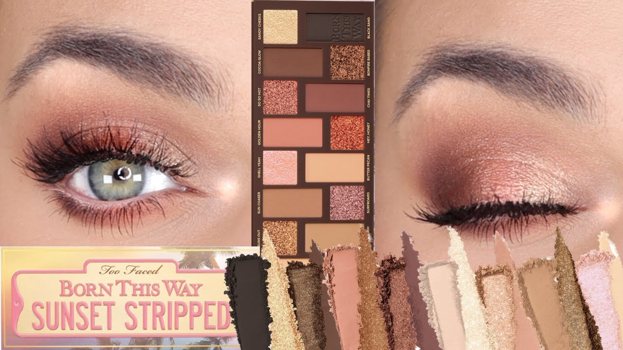 Born This Way Sunset Stripped Palette is $26!  PINK SPRING EYESHADOW TUTORIAL!