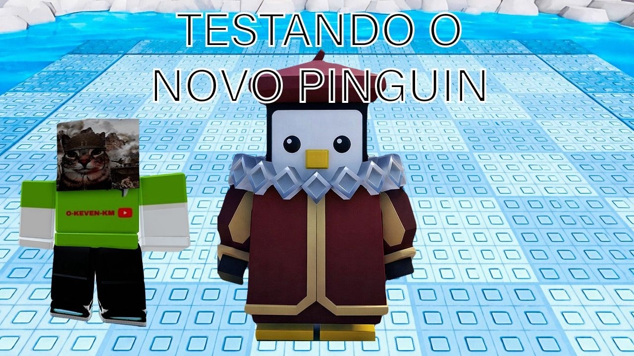 🐧TESTANDO O NOVO PINGUIN NO ROBLOX KNOCKOUT!🐧