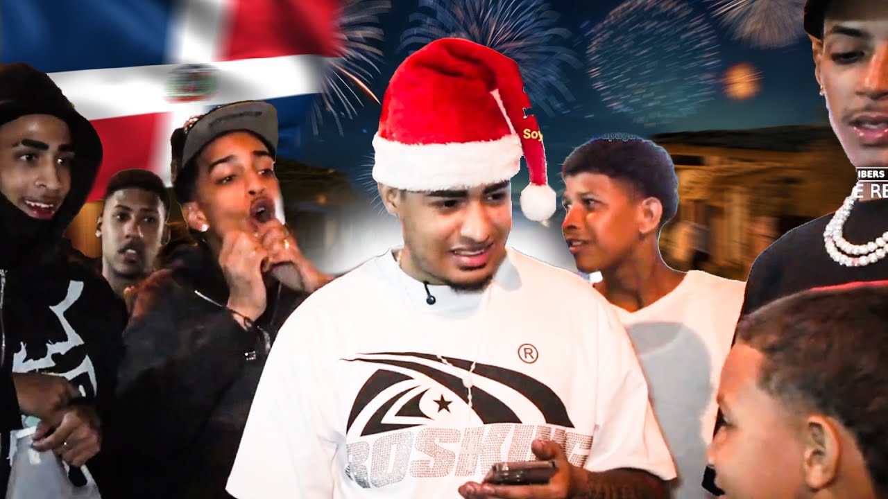 REYDELACITY PASANDO AÑO NUEVO EN UN BARRIO DE RD 🎄🔥 ¡UNA LOCURA!