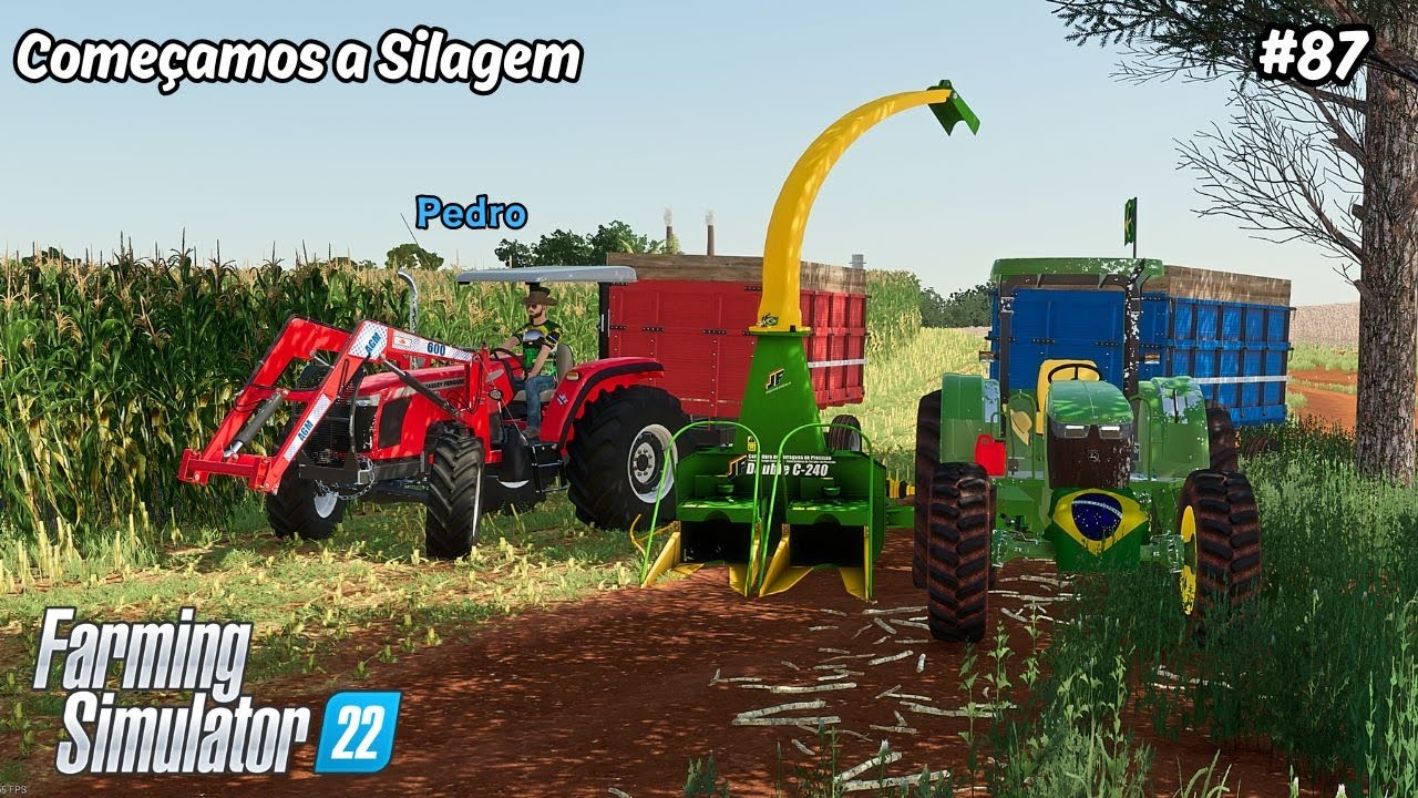 Dada a largada na Silagem de Milho//Terras do Brasil//Farming Simulator 22//Ep 87