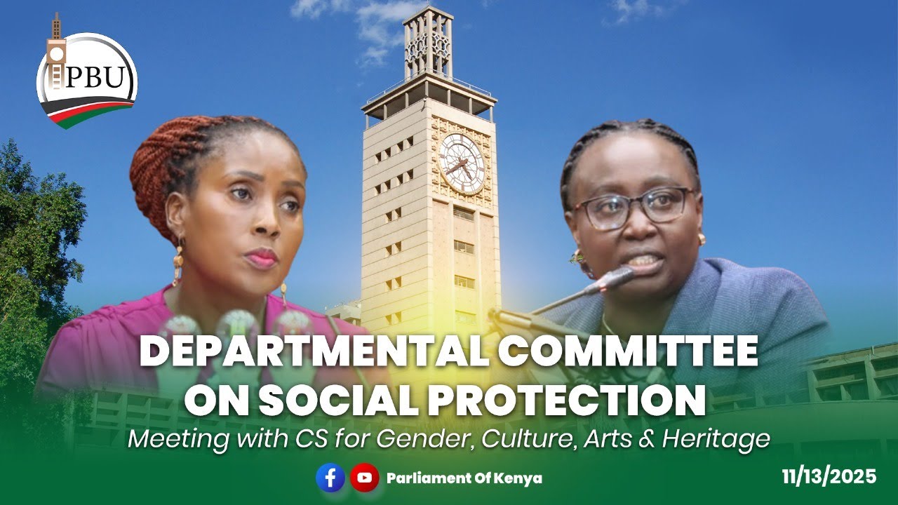 DC ON SOCIAL PROTECTION | MEETING WITH CS FOR GENDER, CULTURE, ARTS & HERITAGE | 13TH NOVEMBER 2025.