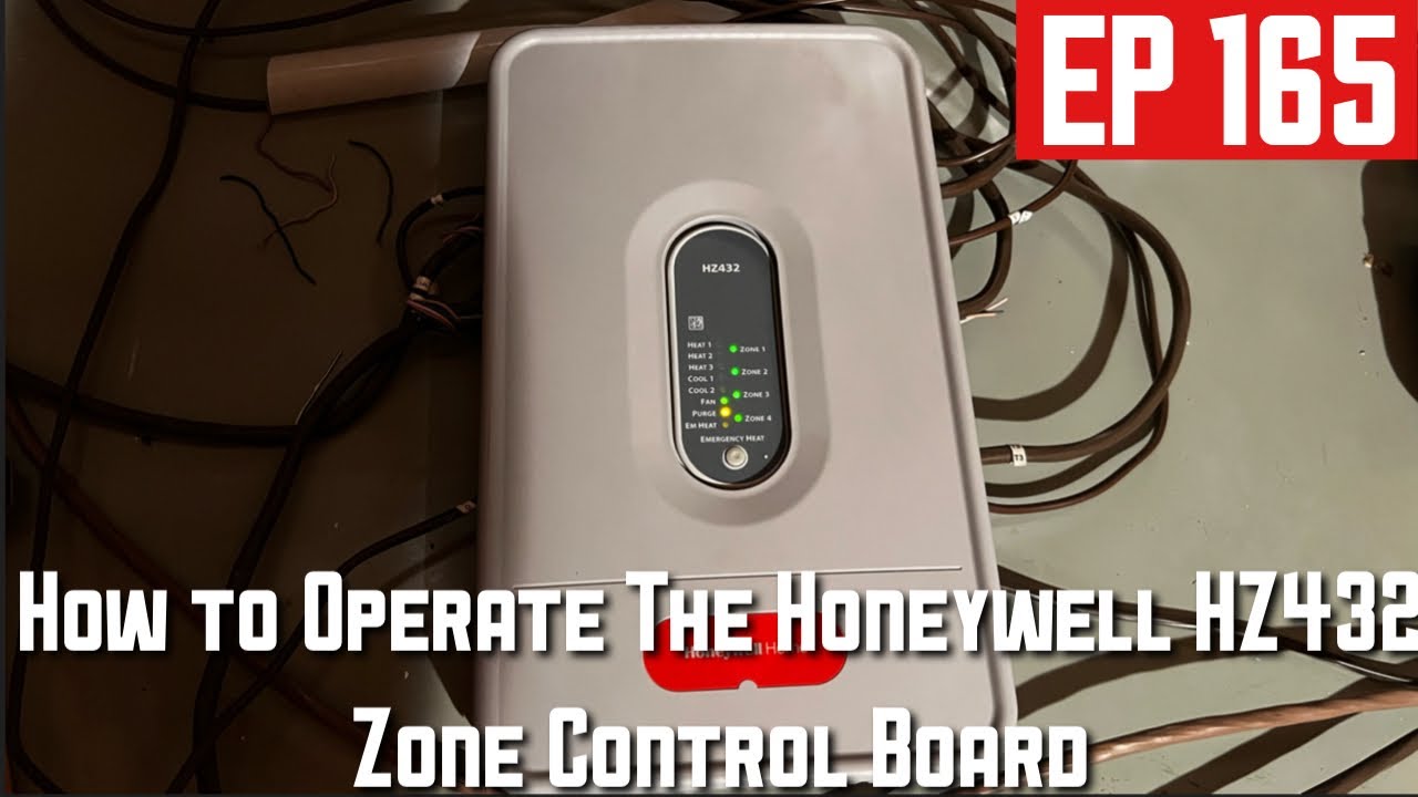 Как эксплуатировать плату управления зоной Honeywell HZ432 EP165