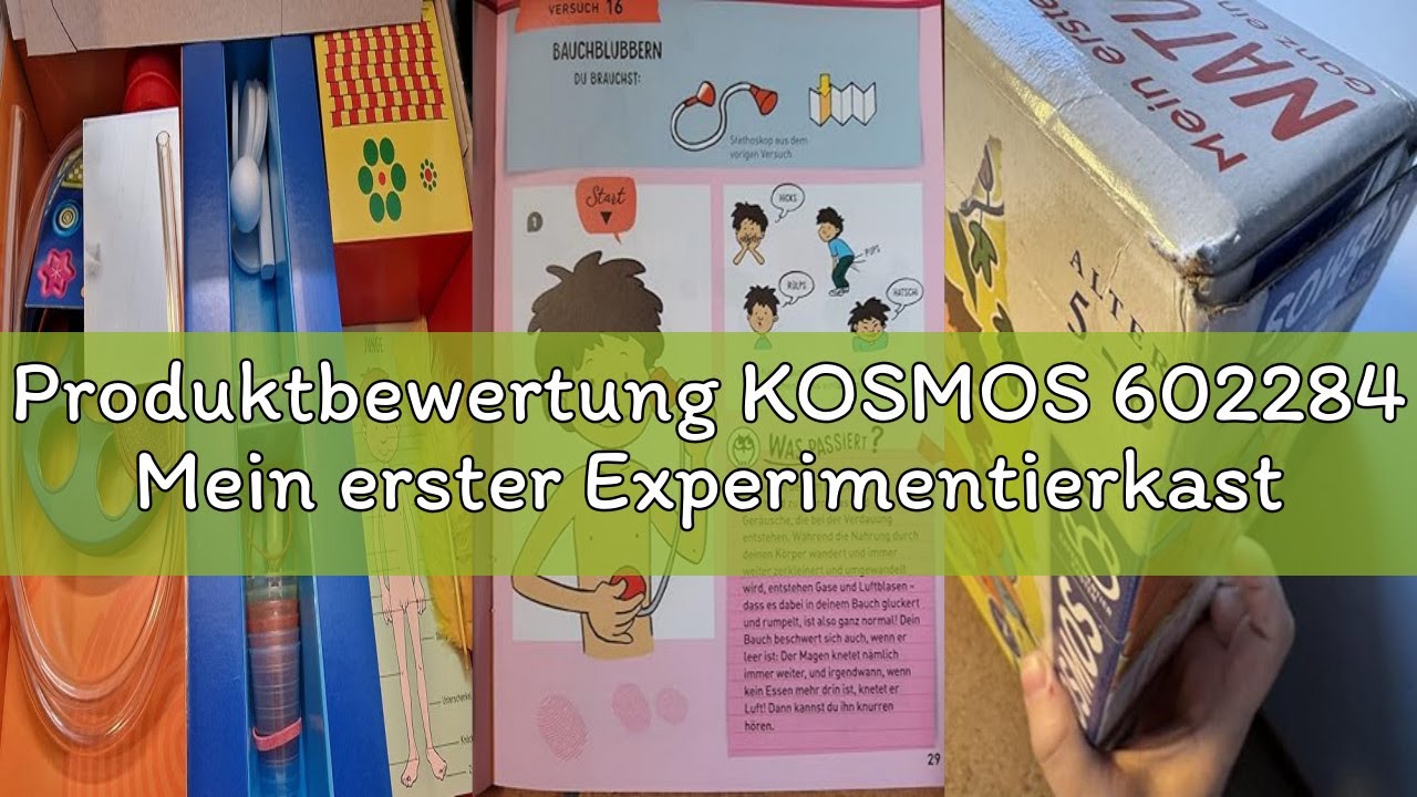 Produktbewertung KOSMOS 602284 Mein erster Experimentierkasten Naturgesetze - ganz einfach, Spieleri