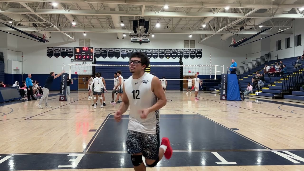 Dwyer vs Palm Beach Central boys volleyball set 2 