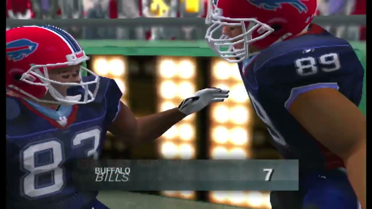 Madden NFL 11 (PS2) bills vs chiefs (in snow)