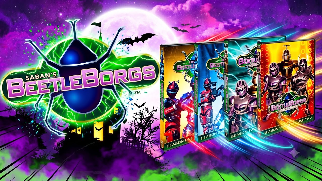 Распаковка DVD с полной серией Big Bad Beetleborgs