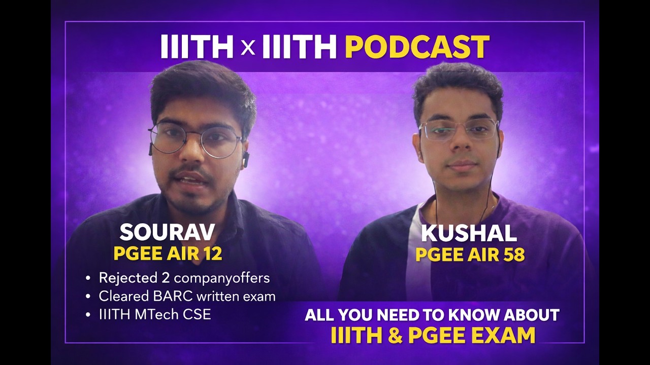 PGEE AIR 12 | Mtech CSE IIIT Hyderabad