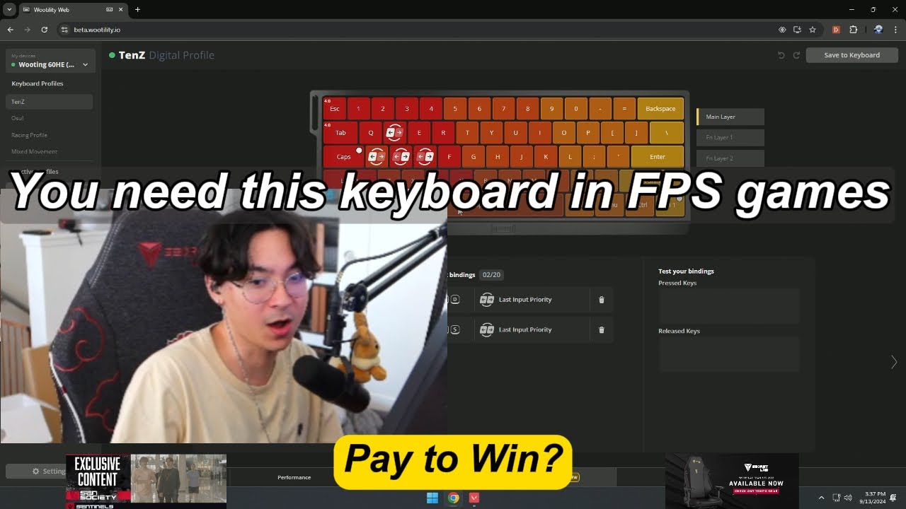 Tenz Reveals Why This Keyboard Is Necessary To Go Pro Players in Valorant