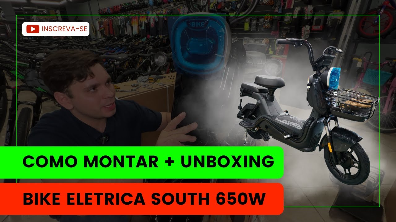 COMO MONTAR A BIKE ELETRICA MINI BIKE 650W i-BIKE DA SOUTH