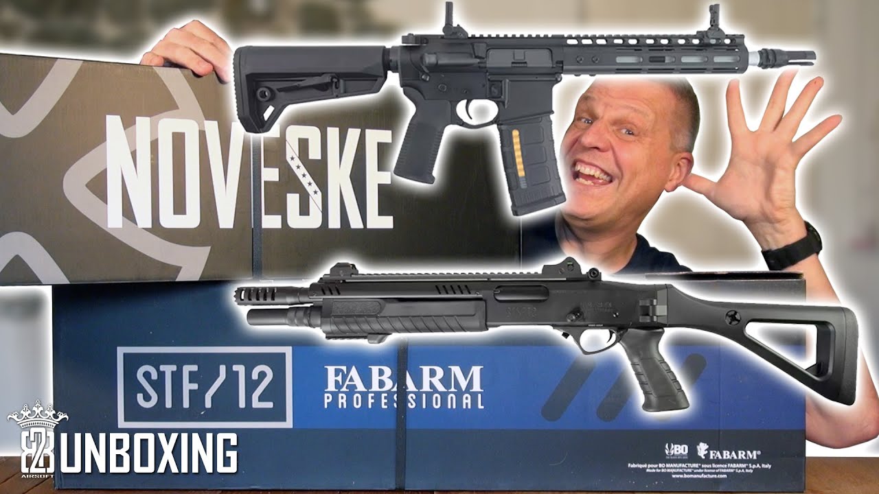 Double Eagle Noveske N4 MWS GBB, Cyma FABARM STF12 Gas Shotgun Airsoft