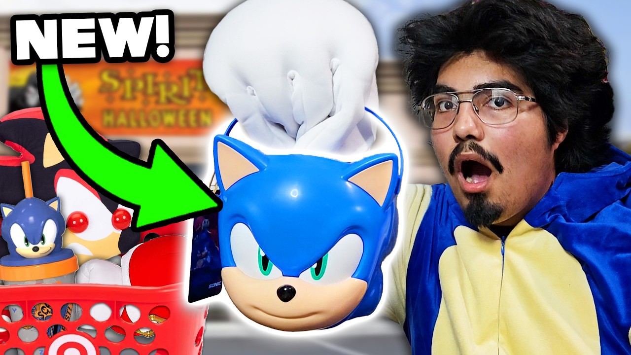 Я купил ВСЕ предметы из серии Sonic The Hedgehog на SPIRIT HALLOWEEN! (Костюмы, игрушки, плюшевые...