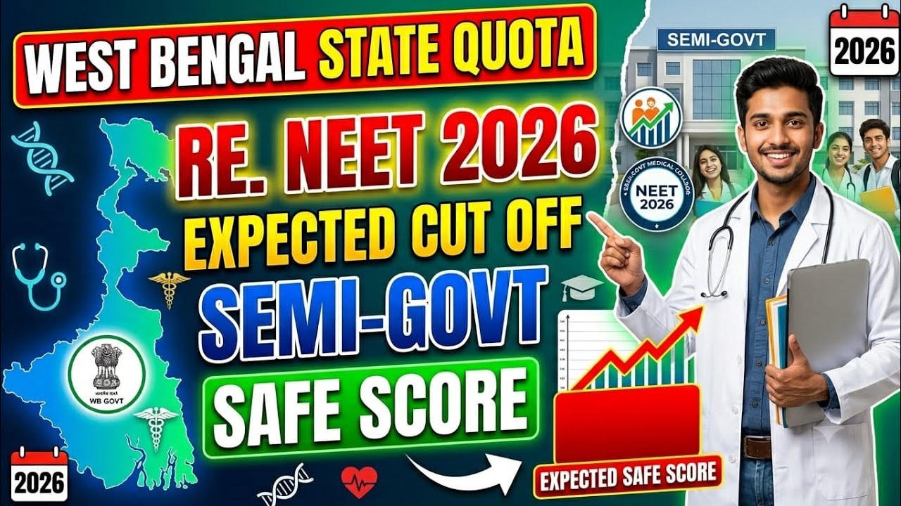 WB NEET 2026 Semi Govt MBBS Admission | Expected Cutoff & Safe Score Explained