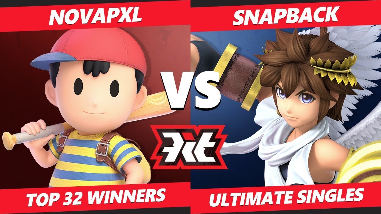 Smash Ultimate Tournament - NovaPixl (Ness) Vs. Snapback (Pit) KiT SSBU Singles Top 32 Winners