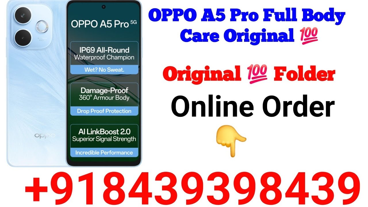 OPPO A5 Pro Care Original 💯 Full Body Original OPPO A5 Care Original 💯 Combo+918439398439