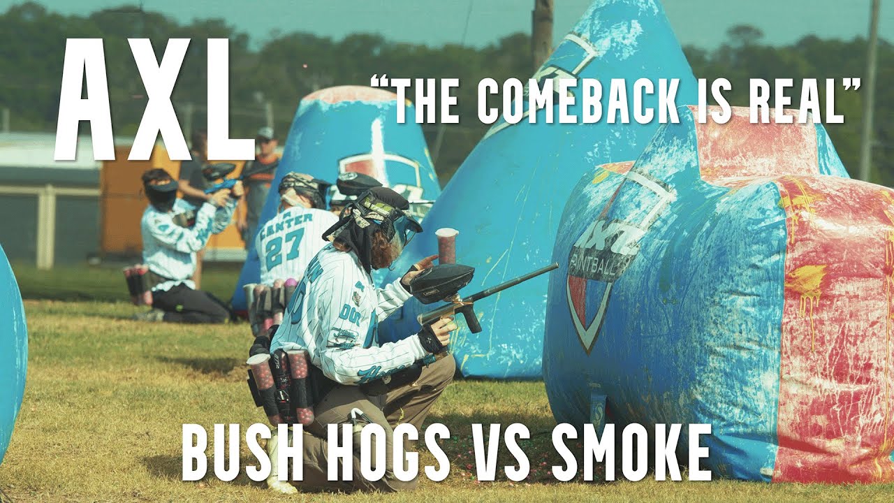 Bush Hogs vs Smoke - AXL D4 Full Paintball match