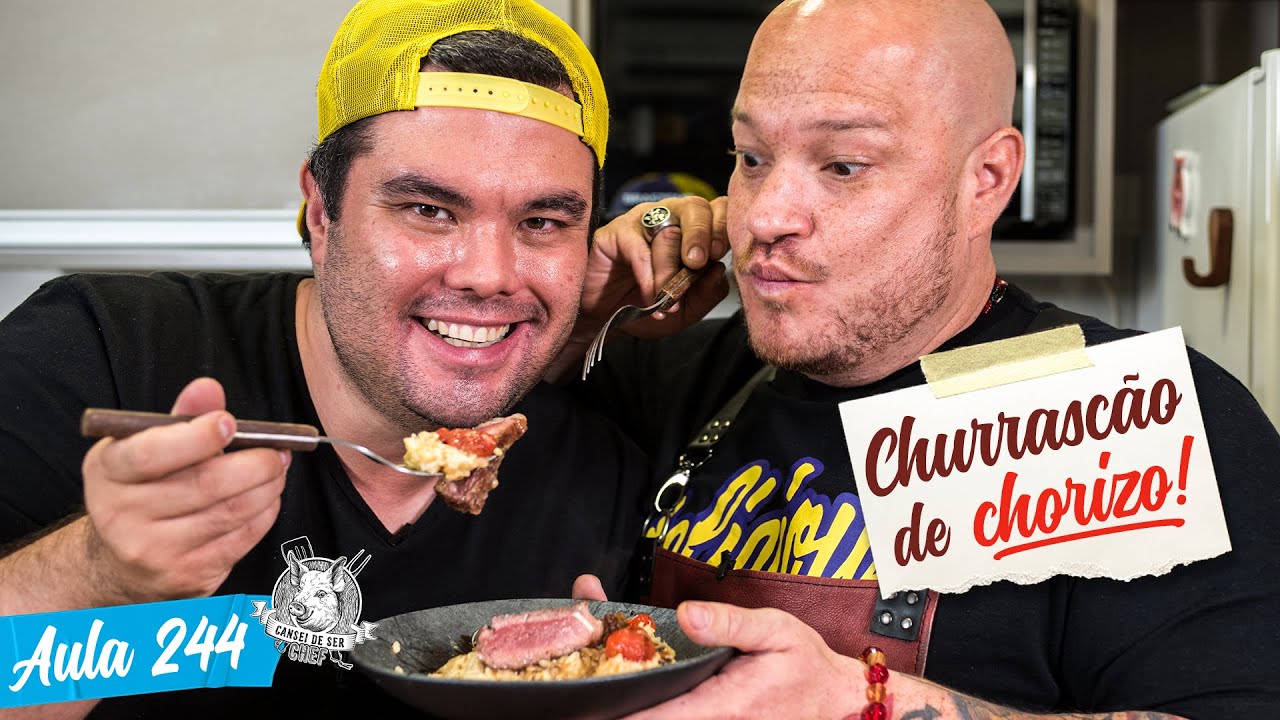 Escola Bruno Salom&atilde;o de Churrasco - Chorizo com Risoto de Lim&atilde;o Siciliano/ Cansei de Ser Chef