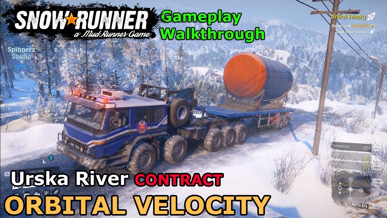 SnowRunner - Orbital Velocity | Urska River Contract - Amur, Russia - Phase 4