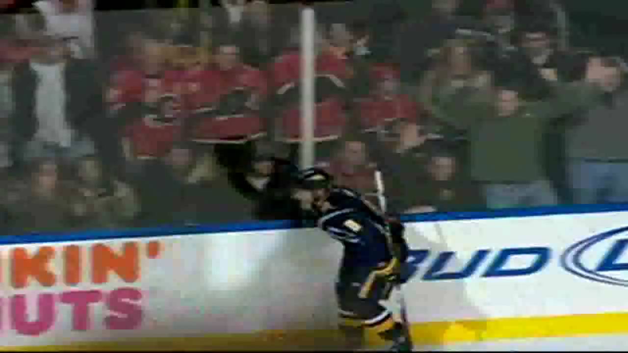 Derek Roy Shoot Out Goal Vs Calgary Flames 11/13/09