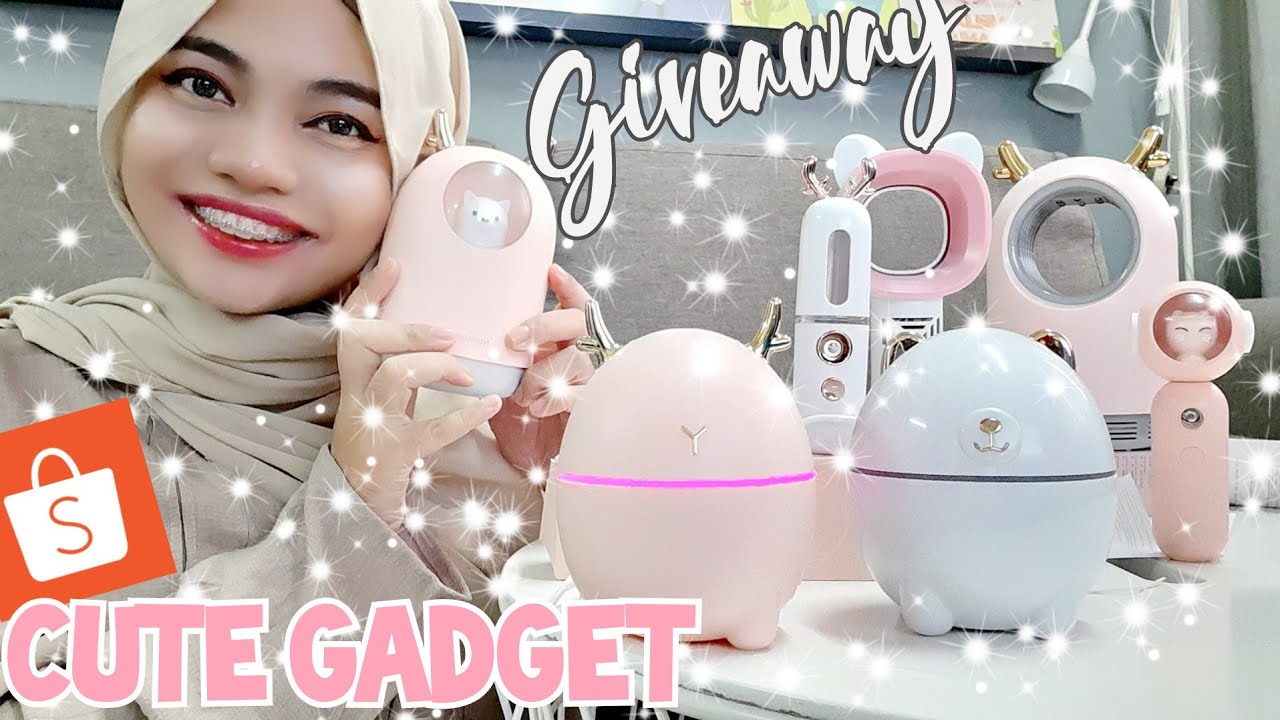 shopee haul cute gadget|| giveaway(CLOSED) 