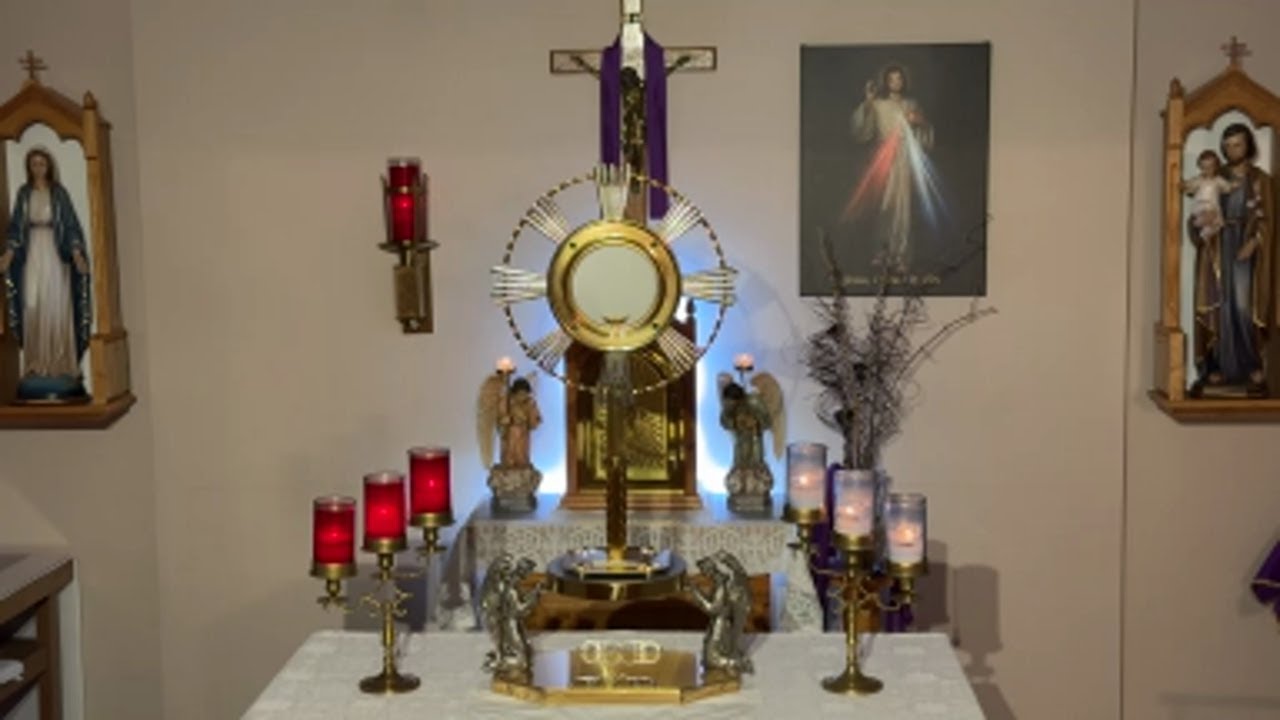 LIVE Eucharistic Adoration - Sisters of Divine Mercy
