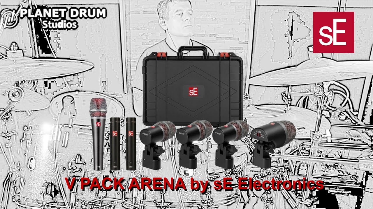 V Pack Arena Mic Drum Kit by sE Electronics