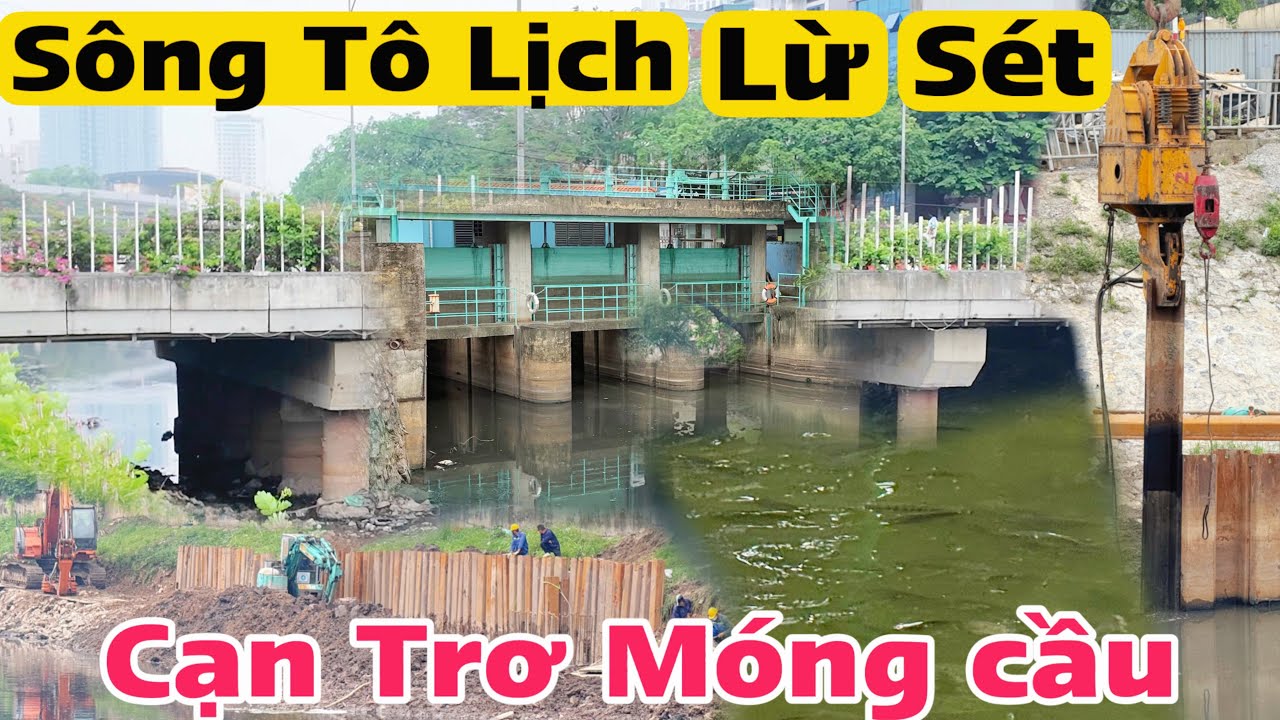 Sông Tô Lịch Mới Nhất Chưa Từng Thấy Bao Giờ trên Sông Tô Lịch,Sông Sét ,Sông Lừ